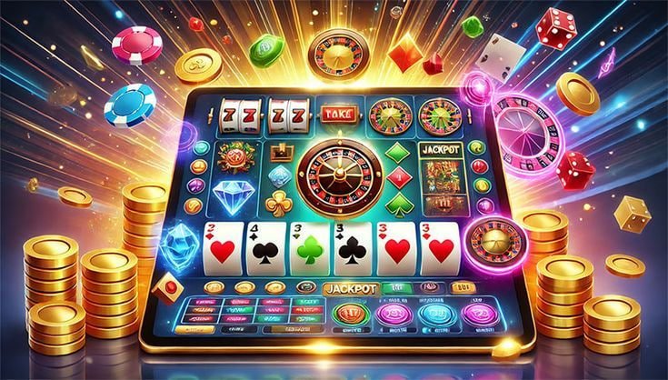 Tampilan mobile tema macan tutul emas